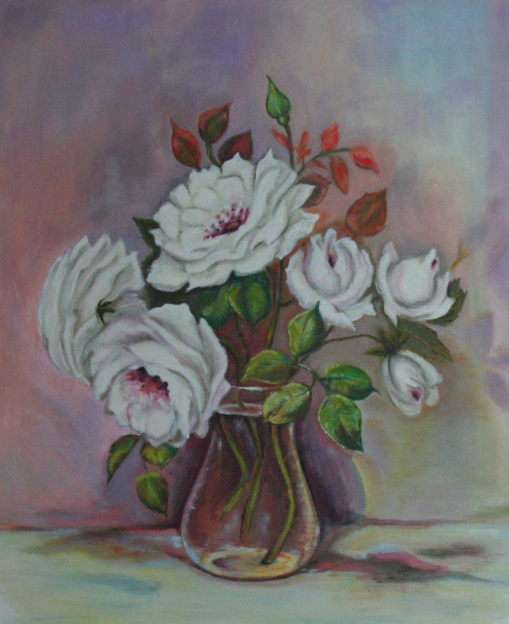 Roses blanches