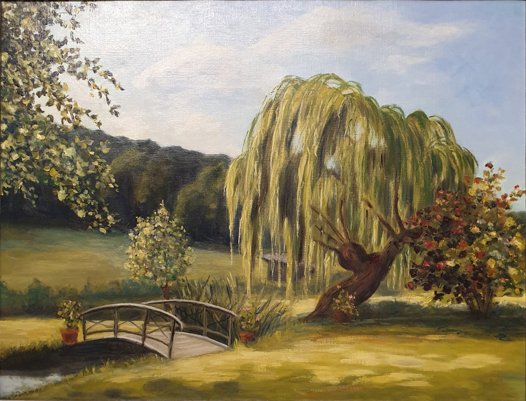 Le moulin de Metz, le saule
