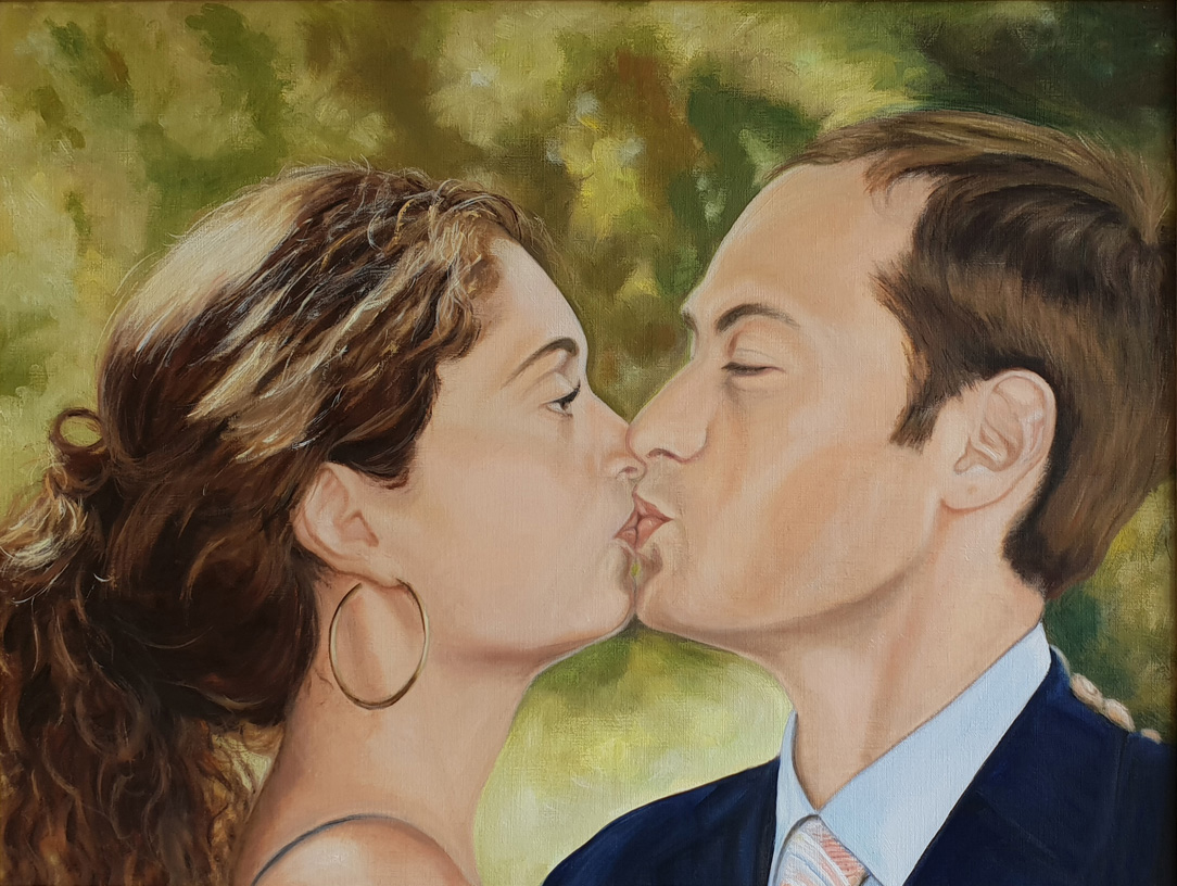 Le baiser, Thomas et Delphine