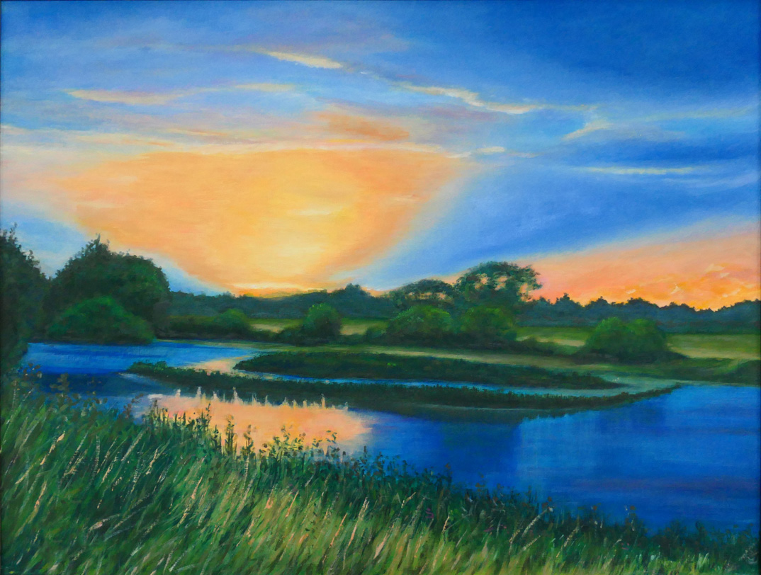 Coucher de soleil en Angleterre